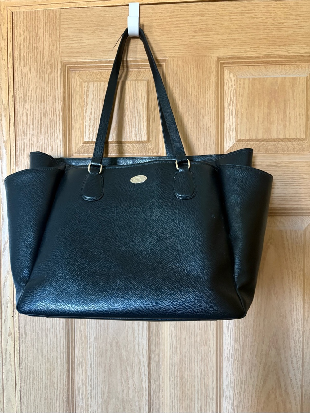 Coach Black Large Tote / Diaper Bag Excellent Condition